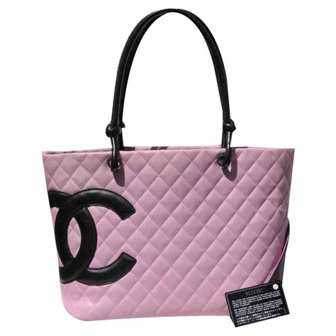 pink and black chanel purses